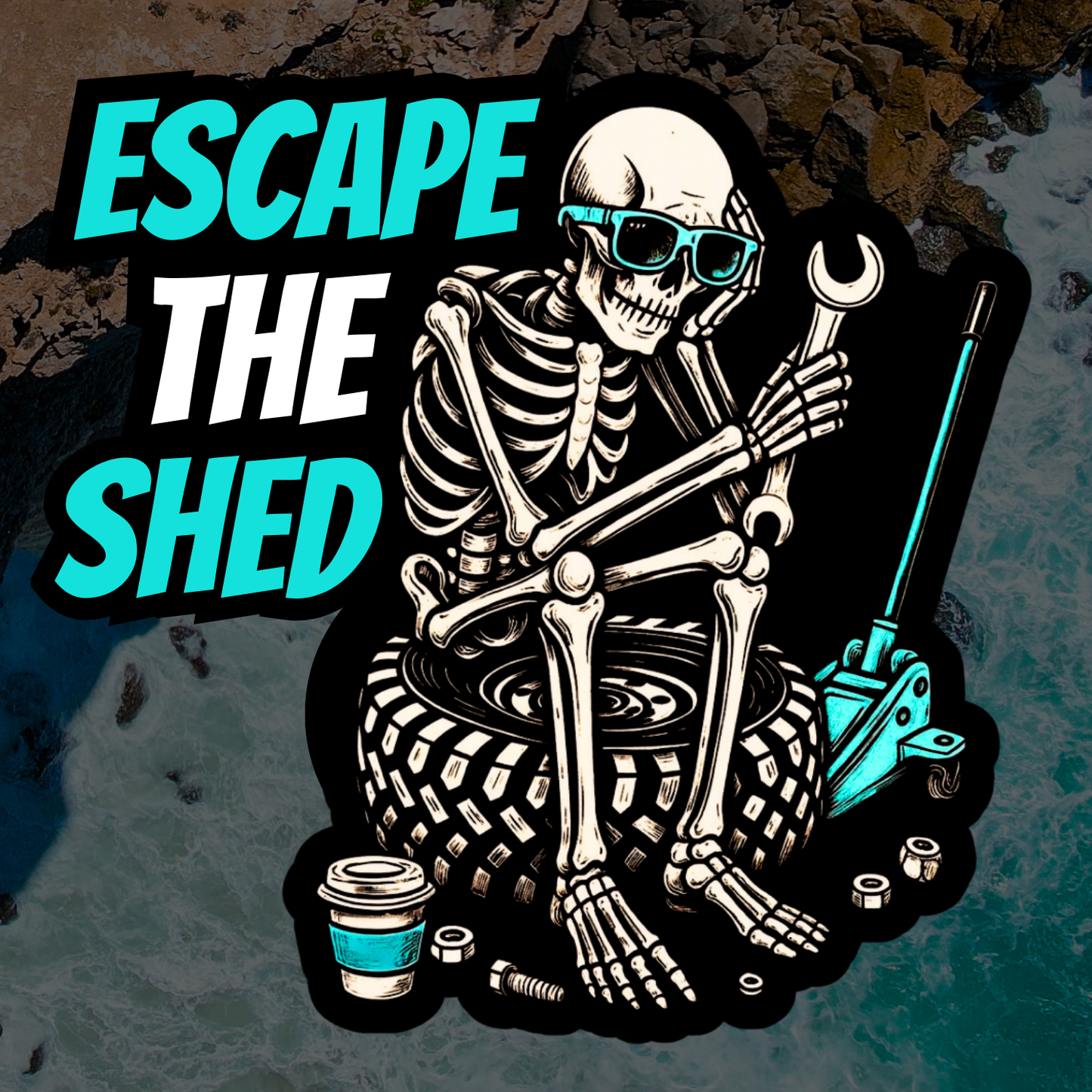 Escape The Shed Woven Velcro Patch